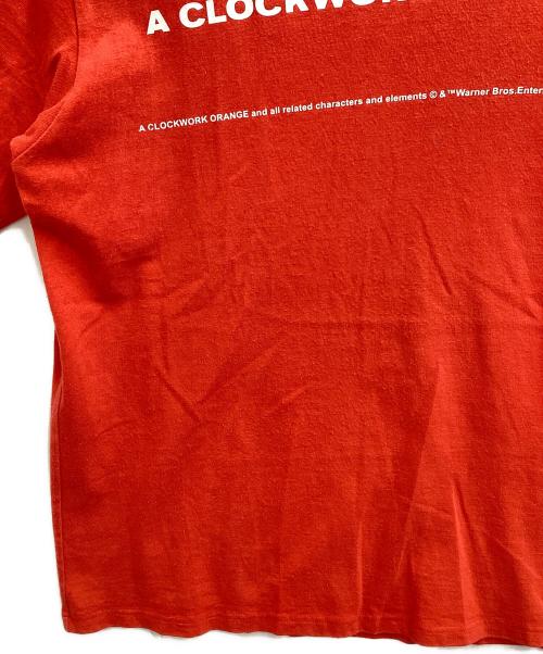 UNDERCOVER（アンダーカバー）UNDERCOVER (アンダーカバー) A Clockwork Orange (アクロックワークオレンジ) プリントTシャツ レッド サイズ:2の古着・服飾アイテム