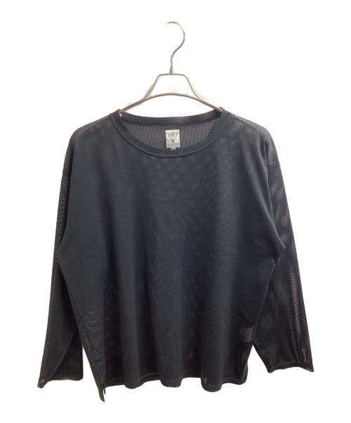 South2 West8（サウスツー ウエストエイト）South2 West8 (サウスツー ウエストエイト) シースルーカットソー / ネペンテス / MR1031 ブラック サイズ:XSの古着・服飾アイテム