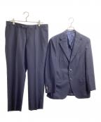 UNIVERSAL LANGUAGEユニバーサルランゲージ）の古着「TR24 セットアップスーツ / AQH401 / SUPER150's」｜ネイビー