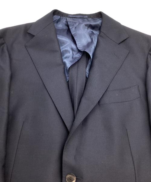 UNIVERSAL LANGUAGE（ユニバーサルランゲージ）UNIVERSAL LANGUAGE (ユニバーサルランゲージ) TR24 セットアップスーツ / AQH401 / SUPER150's ネイビー サイズ:170cm-4Dropの古着・服飾アイテム