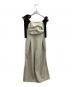 Andequal（アンドコール）の古着「ribbon shoulder combinaiso　/　A25SS009」｜ベージュ