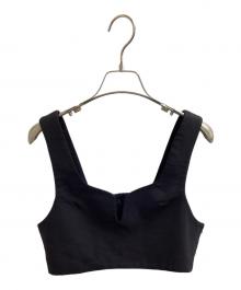 TODAYFUL（トゥデイフル）の古着「ウールスリットビスチェ　12220423」｜ブラック