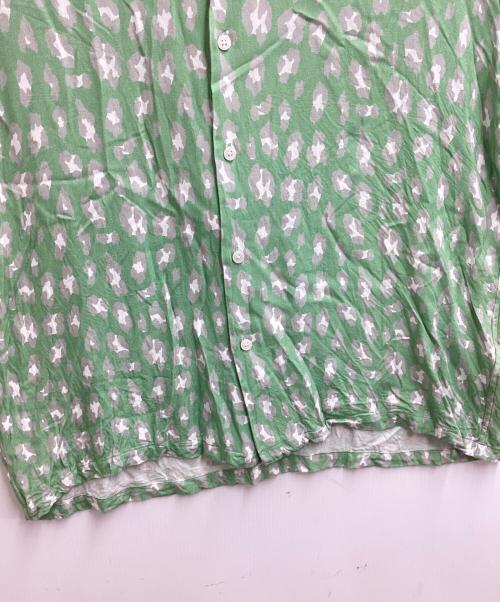 NEAT ALOHA（ニートアロハ）NEAT ALOHA (ニートアロハ) レーヨンオープンカラーシャツ グリーン サイズ:Lの古着・服飾アイテム