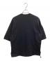 COMME des GARCONS HOMME (コムデギャルソン オム) ナイロンツイル綿天竺ドローコードTシャツ　/　HN-T002 ブラック サイズ:M：10000円