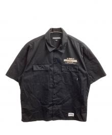 NEIGHBORHOOD（ネイバーフッド）の古着「CLASSIC WORK SHIRT SS / 半袖シャツ / 241TSNH-SHM01S 」｜ブラック