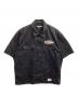 NEIGHBORHOOD（ネイバーフッド）の古着「CLASSIC WORK SHIRT SS / 半袖シャツ / 241TSNH-SHM01S 」｜ブラック
