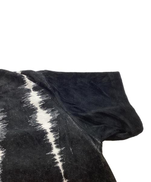 HUF（ハフ）HUF (ハフ) SEISMOGRAM VELOUR POLO ブラック サイズ:Ｍの古着・服飾アイテム