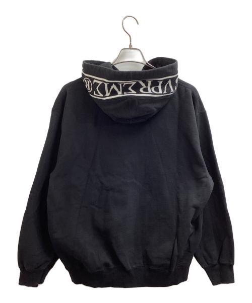 SUPREME（シュプリーム）SUPREME (シュプリーム) Roman Zip Up Hooded Sweatshirt/23SS ブラック サイズ:Mの古着・服飾アイテム