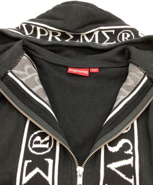 SUPREME（シュプリーム）SUPREME (シュプリーム) Roman Zip Up Hooded Sweatshirt/23SS ブラック サイズ:Mの古着・服飾アイテム
