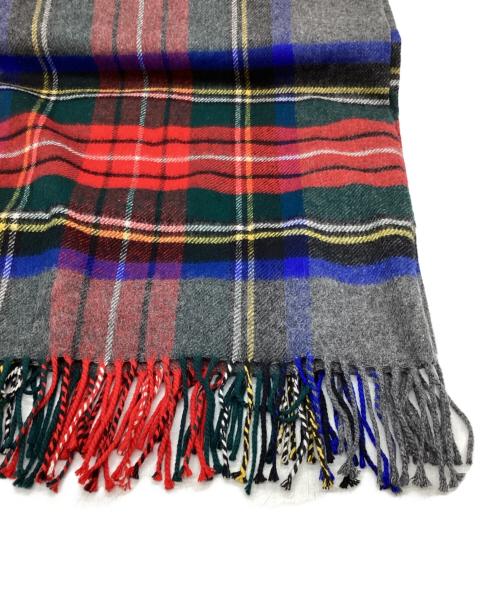 JOHNSTONS OF ELGIN（ジョンストンズオブエルガン）JOHNSTONS OF ELGIN  (ジョンストンズオブエルガン) BEAUTY&YOUTH (ビューティーアンドユース) 別注 / カシミヤ混ストール / チェック マルチカラーの古着・服飾アイテム