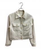 Drawing Numbersドローイングナンバーズ）の古着「ループツイードジャケット / GGZ1031107A0010」｜ホワイト