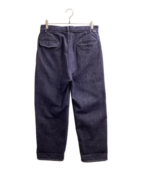 Graphpaper（グラフペーパー）Graphpaper (グラフペーパー) COLORFAST DENIM 2 TUCK PANTS / カラーファストデニム2タックパンツ / GM201-40095B インディゴ サイズ:1の古着・服飾アイテム