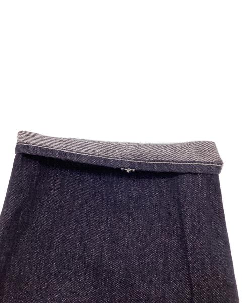 Graphpaper（グラフペーパー）Graphpaper (グラフペーパー) COLORFAST DENIM 2 TUCK PANTS / カラーファストデニム2タックパンツ / GM201-40095B インディゴ サイズ:1の古着・服飾アイテム