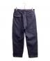 Graphpaper (グラフペーパー) COLORFAST DENIM 2 TUCK PANTS / カラーファストデニム2タックパンツ / GM201-40095B インディゴ サイズ:1：10000円