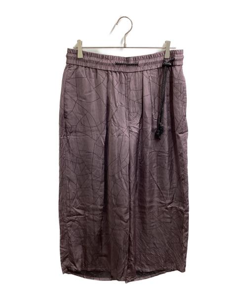 ETHOSENS（エトセンス）ETHOSENS (エトセンス) CRAZING PANTS パープル サイズ:3の古着・服飾アイテム