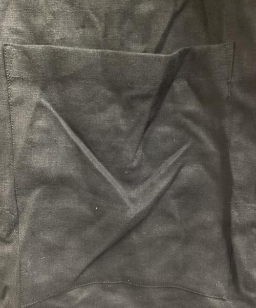 INTERIM（インテリム）INTERIM (インテリム) リネンオックスフォードシャツジャケット / アンドフェブ別注 / IT25S007APIT25S007AP ブラック サイズ:5の古着・服飾アイテム