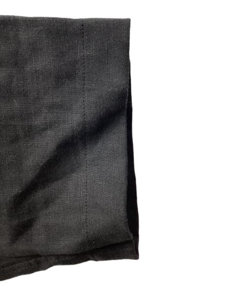 INTERIM（インテリム）INTERIM (インテリム) リネンオックスフォードシャツジャケット / アンドフェブ別注 / IT25S007APIT25S007AP ブラック サイズ:5の古着・服飾アイテム
