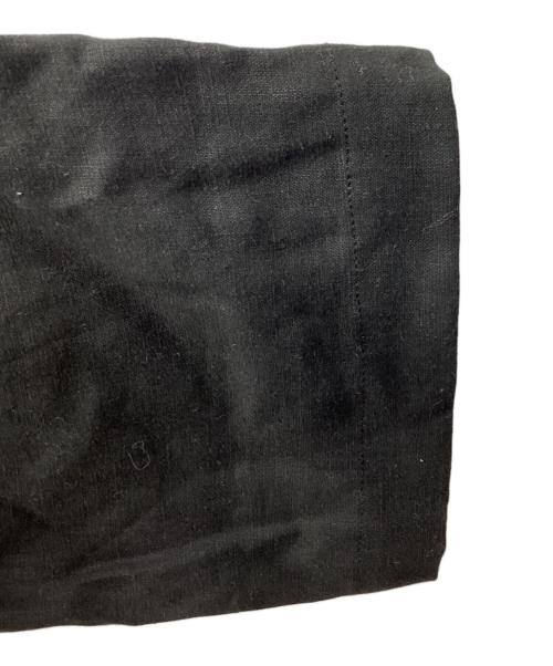 INTERIM（インテリム）INTERIM (インテリム) リネンオックスフォードシャツジャケット / アンドフェブ別注 / IT25S007APIT25S007AP ブラック サイズ:5の古着・服飾アイテム