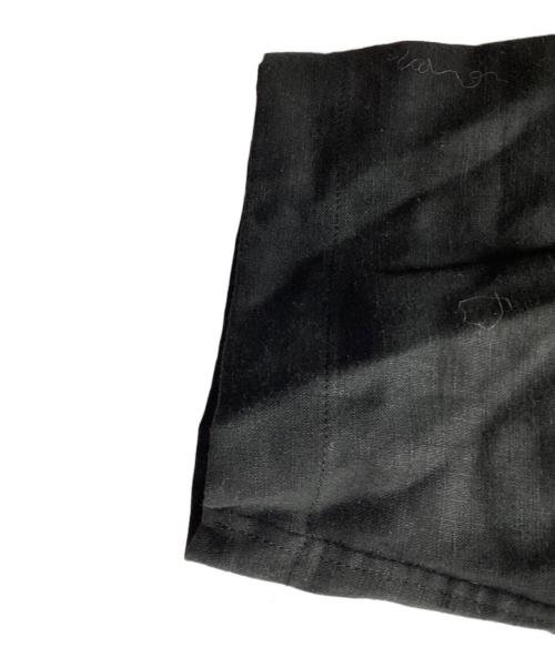 INTERIM（インテリム）INTERIM (インテリム) リネンオックスフォードシャツジャケット / アンドフェブ別注 / IT25S007APIT25S007AP ブラック サイズ:5の古着・服飾アイテム