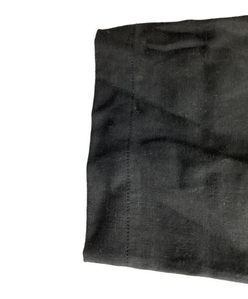 INTERIM（インテリム）INTERIM (インテリム) リネンオックスフォードシャツジャケット / アンドフェブ別注 / IT25S007APIT25S007AP ブラック サイズ:5の古着・服飾アイテム