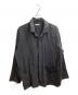 INTERIM（インテリム）の古着「リネンオックスフォードシャツジャケット / アンドフェブ別注 / IT25S007APIT25S007AP」｜ブラック