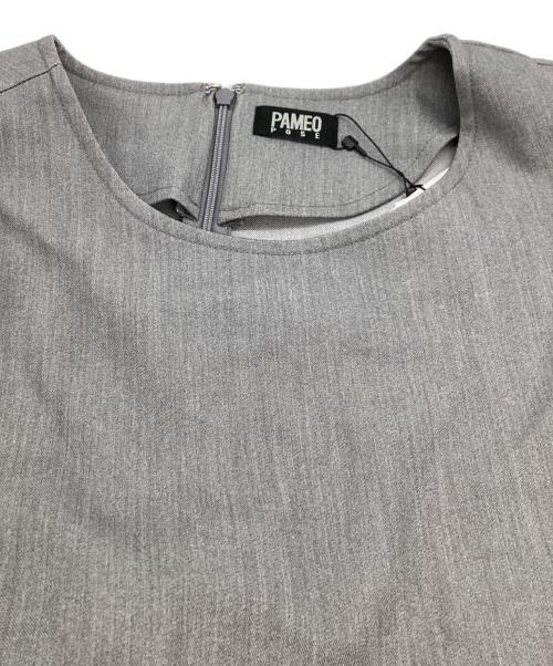 PAMEO POSE（パメオポーズ）PAMEO POSE (パメオポーズ) Coverd Mini Dress / 2324503007 グレー サイズ:FREE 未使用品の古着・服飾アイテム