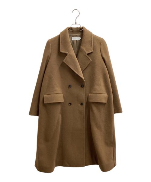 Graphpaper（グラフペーパー）Graphpaper (グラフペーパー) Wool Fleece Double Breasted Coat/GL203-40039B ブラウン サイズ:00の古着・服飾アイテム
