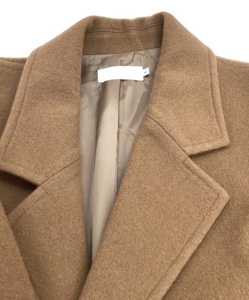 Graphpaper（グラフペーパー）Graphpaper (グラフペーパー) Wool Fleece Double Breasted Coat/GL203-40039B ブラウン サイズ:00の古着・服飾アイテム