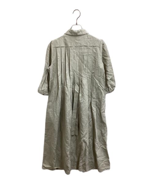 INDIVIDUAL SENTIMENTS（インディヴィジュアル センチメンツ）INDIVIDUAL SENTIMENTS (インディヴィジュアル センチメンツ) dowsing printed shirt one piece　/　SH39W-RY2 グレーの古着・服飾アイテム