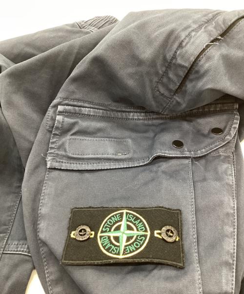 STONE ISLAND（ストーンアイランド）STONE ISLAND (ストーンアイランド) 20AW / ガーメントダイコットンストレッチシャーリングテーパードカーゴパンツ ネイビー サイズ:W32の古着・服飾アイテム
