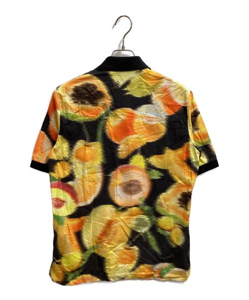 MSGM（エムエスジーエム）MSGM (エムエスジーエム) 総柄シャツ オレンジ サイズ:41の古着・服飾アイテム