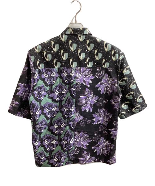 DHRUV KAPOOR（ドゥルーフカプール）DHRUV KAPOOR (ドゥルーフカプール) PANELLED TAFFETA SHIRT ブラック サイズ:ＸＳの古着・服飾アイテム