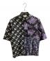 DHRUV KAPOOR（ドゥルーフカプール）の古着「PANELLED TAFFETA SHIRT」｜ブラック
