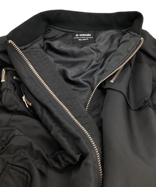 A-WENDE（オウェンド）A-Wende (オウェンド) 459 Bomber jacket ブラック サイズ:ONE SIZEの古着・服飾アイテム
