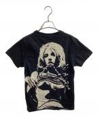 hystericsヒステリックス）の古着「プリントカットソー　/　2CT-8630　/　Hysteric Glamour」｜ブラック
