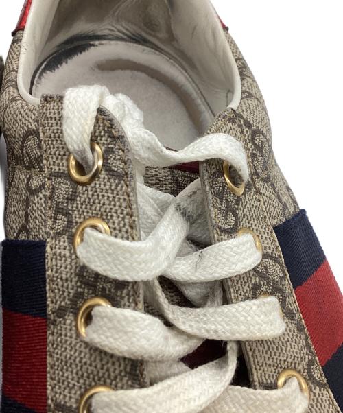 GUCCI（グッチ）GUCCI (グッチ) GGスプリームスニーカー / 429445 ベージュ サイズ:7 1/2の古着・服飾アイテム