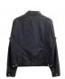 BLACK COMME des GARCONS (ブラックコムデギャルソン) Pinstripe Trucker Jacket / ピンストライプ トラッカージャケット / AD2024 ブラック サイズ:XL：30000円