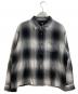 stussy（ステューシー）の古着「Loose Weave Plaid Shirt /ルーズウィーブチェックシャツ / 25SS」｜ブラック