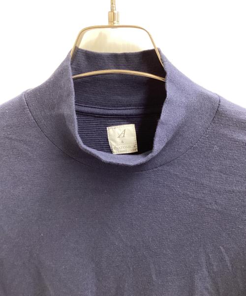 ANATOMICA（アナトミカ）ANATOMICA (アナトミカ) MOCK NECK TEE L/S / MADE IN JAPAN / 530-521-13 ネイビー サイズ:Sの古着・服飾アイテム