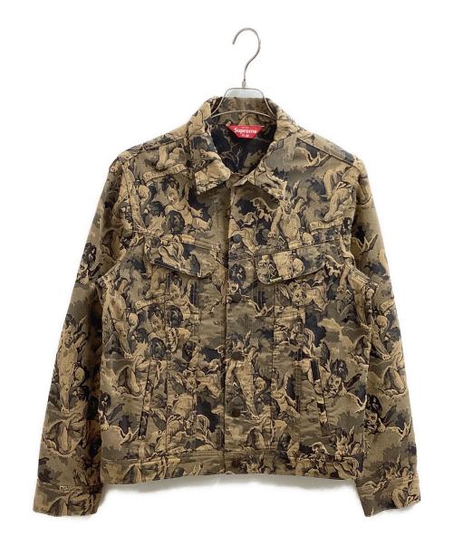 SUPREME（シュプリーム）Supreme (シュプリーム) 16FW / Cherub Trucker Jacket / ケルブトラッカージャケット  ブラウン サイズ:Mの古着・服飾アイテム