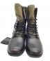 中古・古着 DIESEL (ディーゼル) コンバットブーツ ブラック サイズ:42：15000円