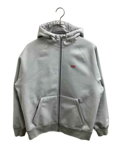 SUPREME（シュプリーム）SUPREME (シュプリーム) WINDSTOPPER Zip Up Hooded Sweatshirt / WINDSTOPPER ジップアップ フード付きスウェットシャツ / 22FW グレー サイズ:Mの古着・服飾アイテム