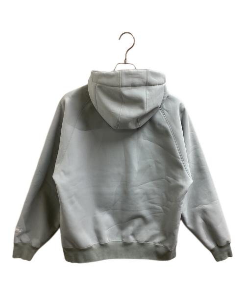 SUPREME（シュプリーム）SUPREME (シュプリーム) WINDSTOPPER Zip Up Hooded Sweatshirt / WINDSTOPPER ジップアップ フード付きスウェットシャツ / 22FW グレー サイズ:Mの古着・服飾アイテム