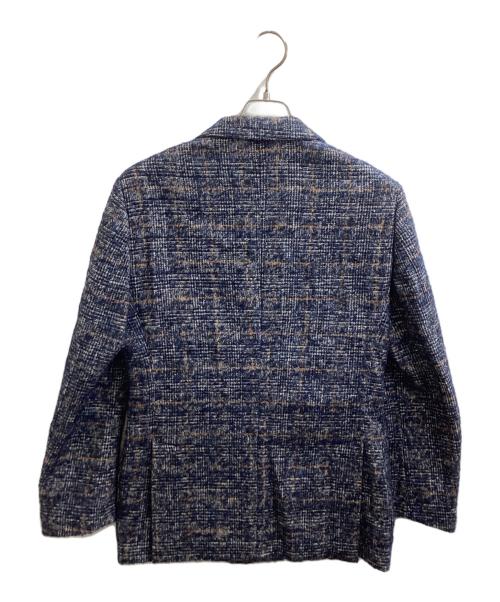 LARDINI（ラルディーニ）LARDINI (ラルディーニ) ウールダブルジャケット / JF32905Q / モヘヤ・アルパカ混 ネイビー サイズ:46の古着・服飾アイテム