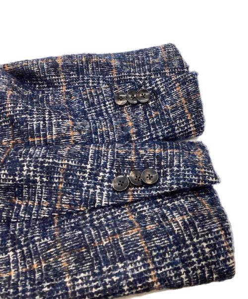 LARDINI（ラルディーニ）LARDINI (ラルディーニ) ウールダブルジャケット / JF32905Q / モヘヤ・アルパカ混 ネイビー サイズ:46の古着・服飾アイテム