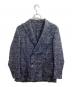 LARDINI（ラルディーニ）の古着「ウールダブルジャケット / JF32905Q / モヘヤ・アルパカ混」｜ネイビー
