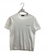COMME des GARCONS HOMMEコムデギャルソン オム）の古着「綿天竺製品ロゴプリント Tシャツ」｜ホワイト
