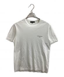 COMME des GARCONS HOMME（コムデギャルソン オム）の古着「綿天竺製品ロゴプリント Tシャツ」｜ホワイト