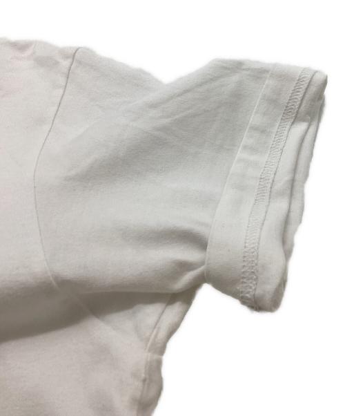COMME des GARCONS HOMME（コムデギャルソン オム）COMME des GARCONS HOMME (コムデギャルソン オム) 綿天竺製品ロゴプリント Tシャツ ホワイト サイズ:Sの古着・服飾アイテム