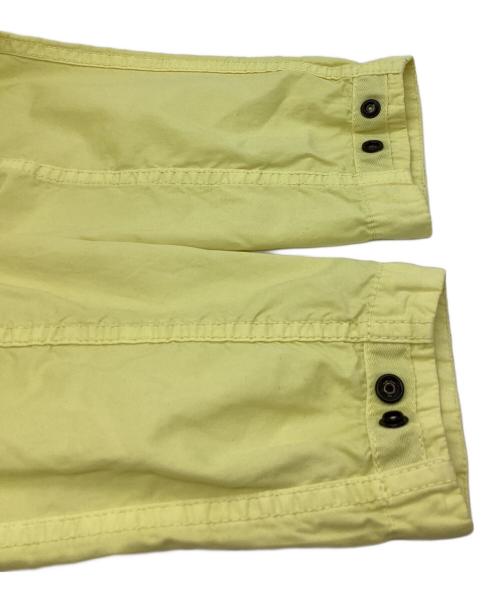 STONE ISLAND（ストーンアイランド）STONE ISLAND (ストーンアイランド) ガーメントダイコットンワークシャツ/7415110WN/21SS イエロー サイズ:Mの古着・服飾アイテム
